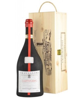 Magnum Gattinara TreVigne DOCG Travaglini Giancarlo 1,5L + drewniana skrzynia