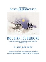 Dogliani Superiore DOCG Vigna dei Prey 2015 Boschis Francesco