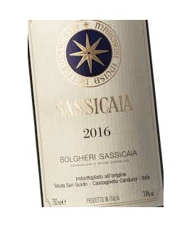 Supertoskan SASSICAIA Bolgheri DOC Tenuta San Guido