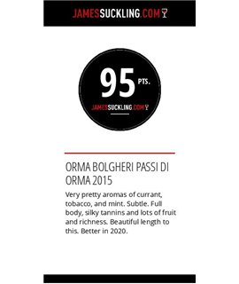 Supertoskan Passi di Orma Bolgheri DOC 2015 Tenuta Sette Ponti