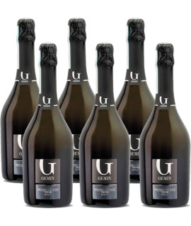 Prosecco Millesimato Treviso DOC BRUT Gemin - zestaw 6 butelek