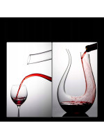 Elegancki dekanter karafka VINOTECA do dekantacji win 1200ml