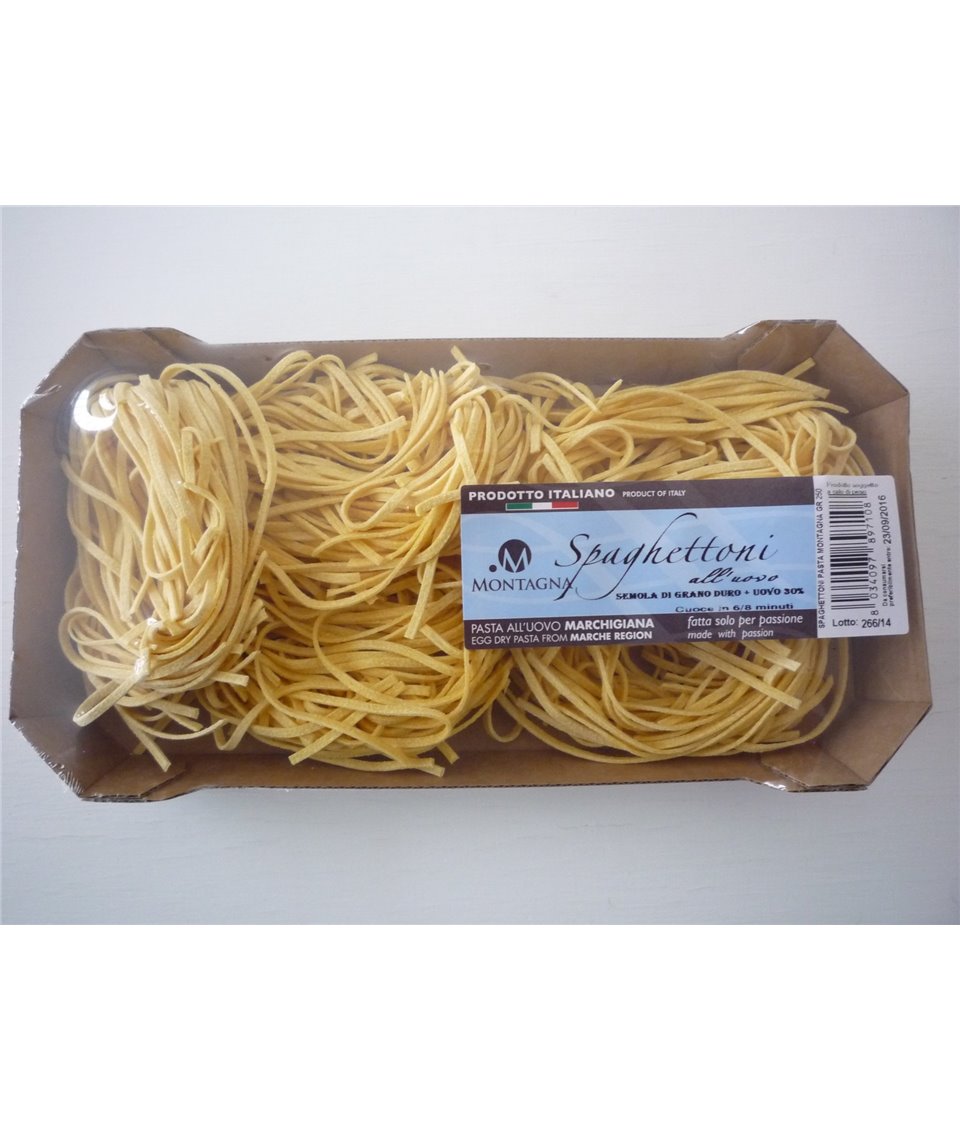 Makaron jajeczny Spaghettoni - opakowanie 250g